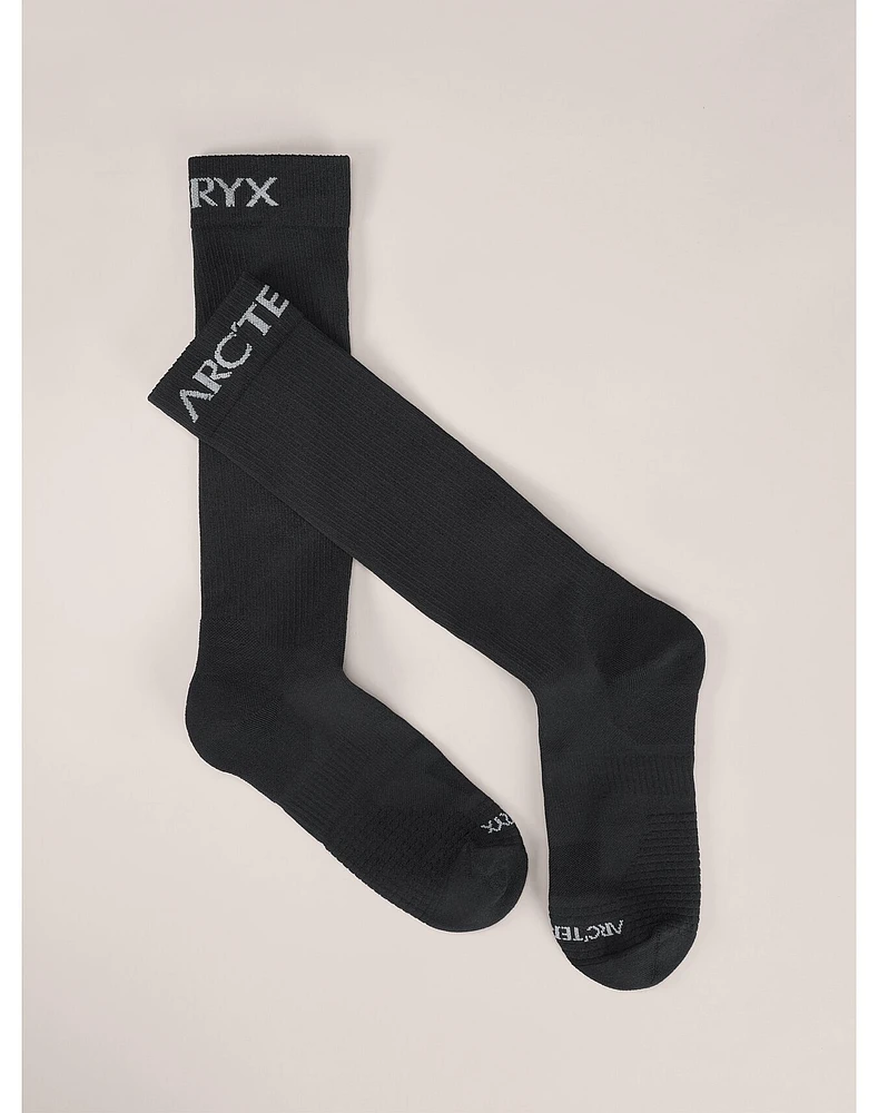 Synthetic Calf Crew Sock