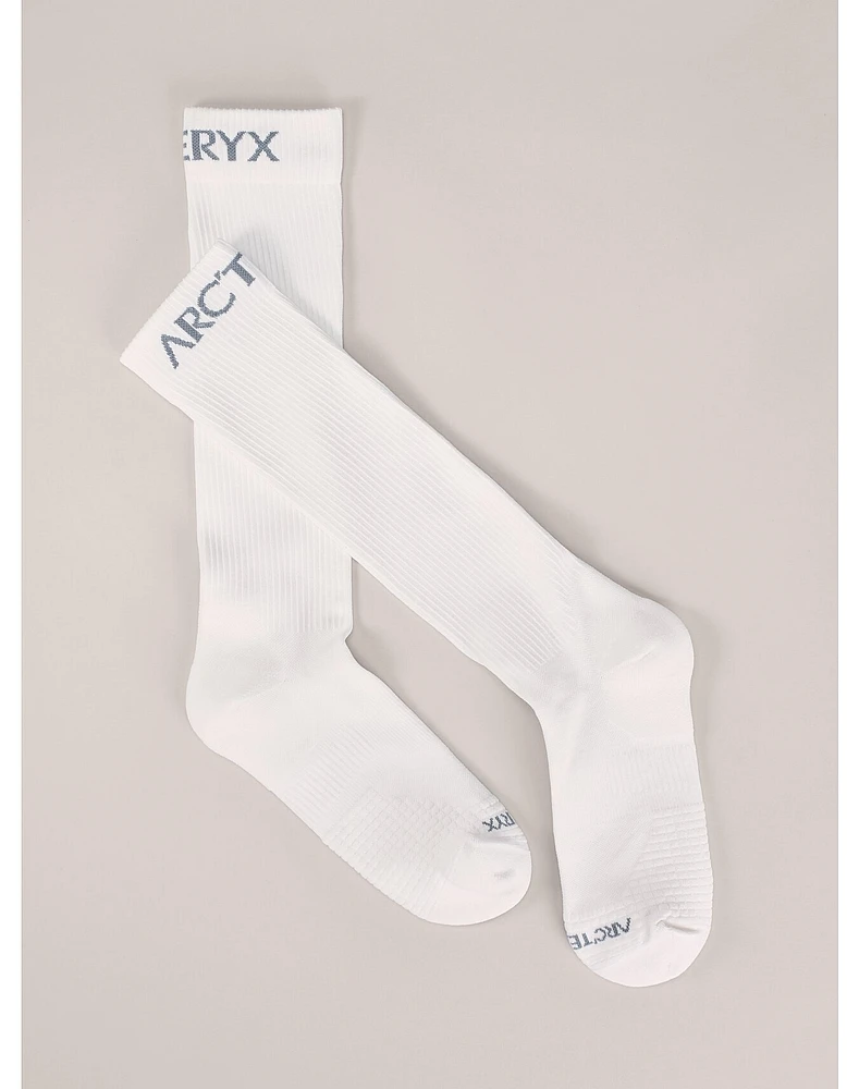 Synthetic Calf Crew Sock