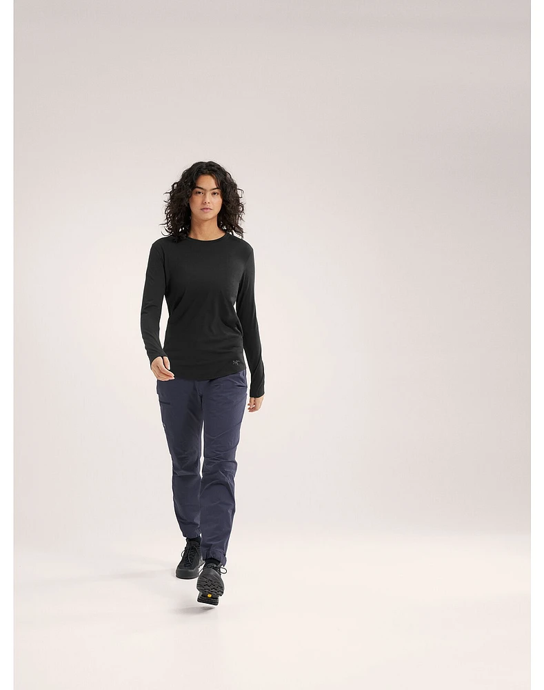 Lana Merino Wool Crew Neck Shirt LS Women's