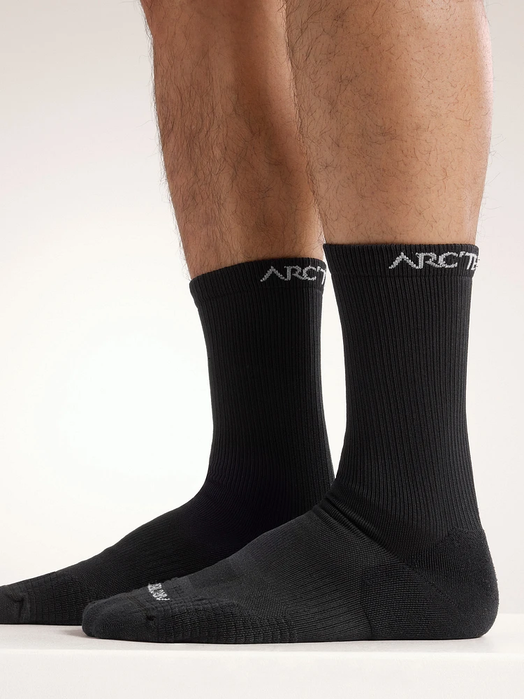 Synthetic Mid Crew Sock