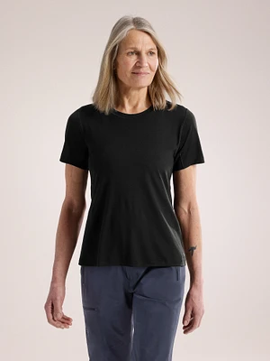 Lana Merino Wool Crew Shirt SS Women's