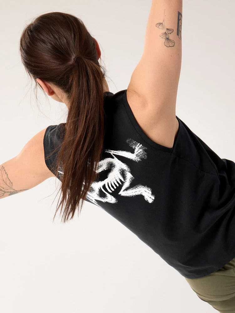 Kragg SL Cotton Blurred Bird Tank Women's