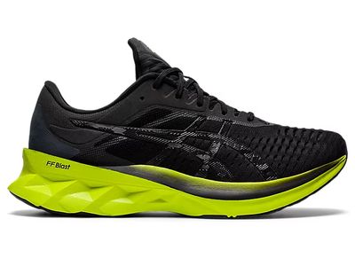 Men's NOVABLAST | Black/Lime Zest Running Shoes ASICS