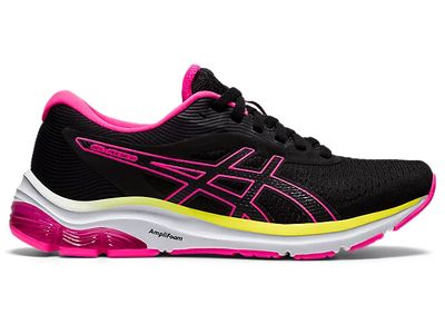 Women's GEL-PULSE 12 | Black/Hot Pink Running Shoes ASICS