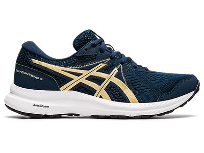 Women's GEL-CONTEND 7 | French Blue/Champagne Running Shoes ASICS