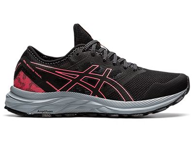 Women's GEL-EXCITE TRAIL | Black/Blazing Coral Running Shoes ASICS