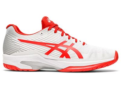 Women's SOLUTION SPEED FF | White/Fiery Red Tennis ASICS