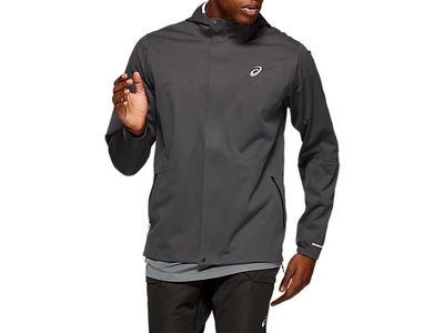 Men's Accelerate Jacket | Graphite Grey Outerwear ASICS