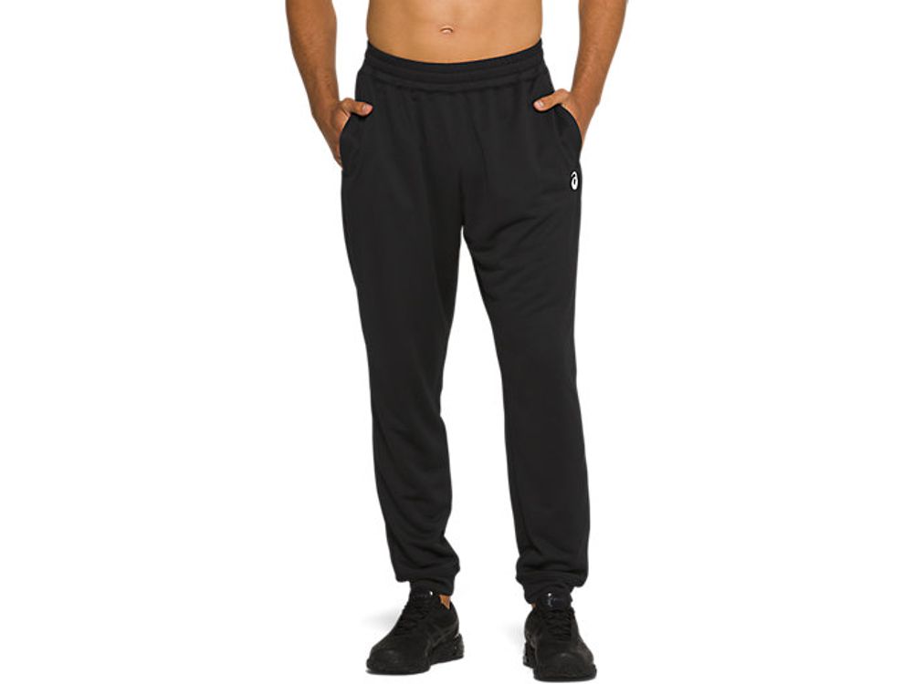 Men's ASICS BIG LOGO SWEAT PANT  Performance Black/Brilliant