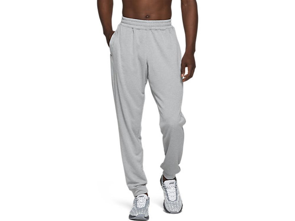 Men's ASICS BIG LOGO SWEAT PANT  Performance Black/Brilliant