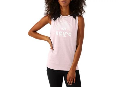 Women's W MOUNTAIN MUSCLE TANK | Pink Salt Sleeveless Shirts ASICS
