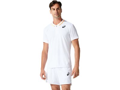 Men's MATCH M POLO SHIRT | Brilliant White Short Sleeve Shirts ASICS