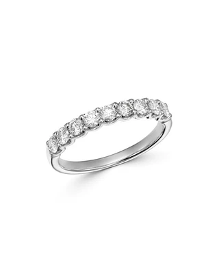 Diamond Band in 14K White Gold