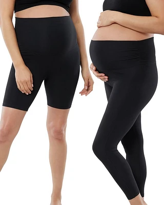 Active 7/8 Leggings & Bike Shorts, Set of 2