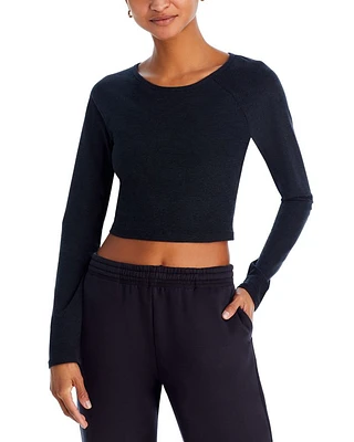 Spacedye Enlightened Cropped Pullover Top