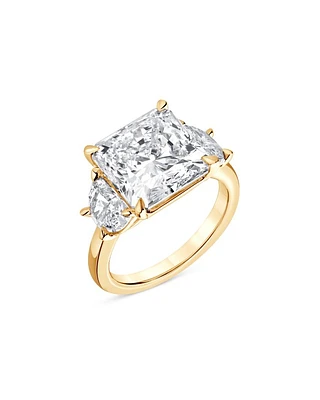 Certified Lab Grown Diamond Engagement Ring 18K Gold