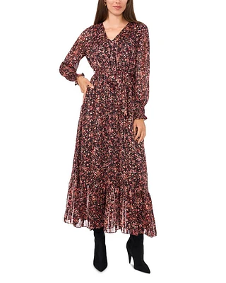 Floral Print Maxi Dress