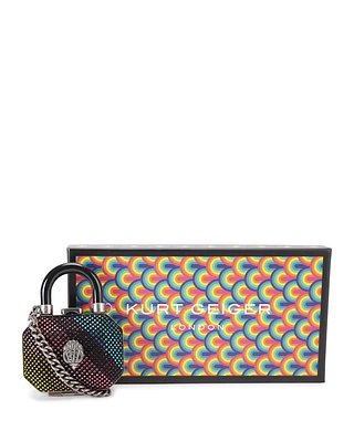 Micro Embellished Top Handle Clutch