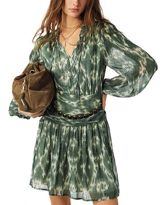 Minthe Tie Neck Dress