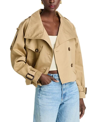Crop Trench Coat - Exclusive