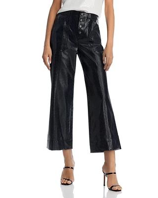 Benji Snakeskin Textured Pants