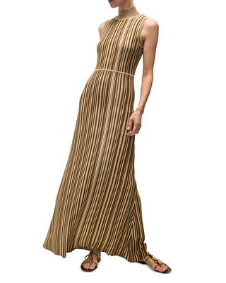 Anna Striped Maxi Dress