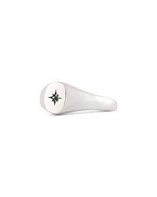 Sterling Silver Envy Signet Ring