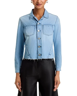 Janelle Button Front Denim Jacket