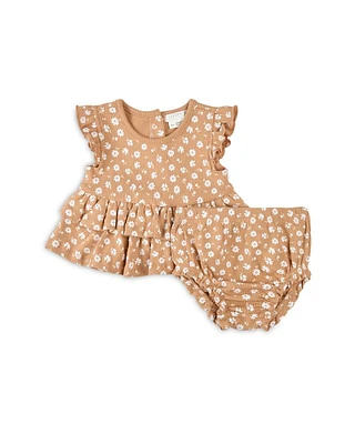 Girls' Floral Print Top & Bloomer Set - Baby