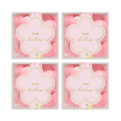 4 Piece Pink Bonbons Candy Cubes