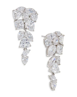 Deluxe Cluster Drop Earrings