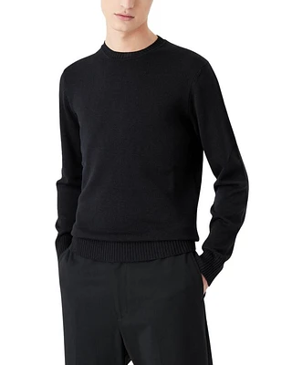 Virgin Wool Long Sleeve Crewneck Sweater