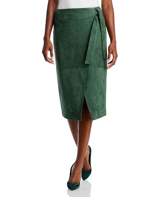 The Danica Faux Suede Skirt