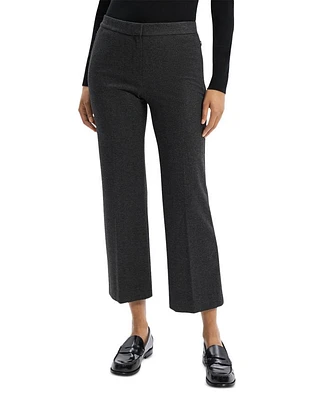 Cropped Kick Flare Pants