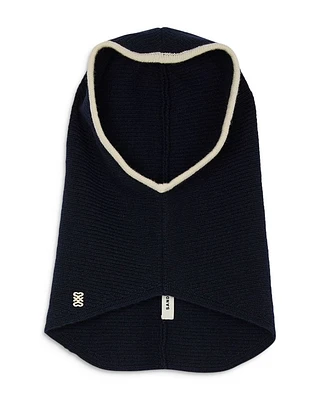 Rib Knit Wool & Cashmere Tube Scarf