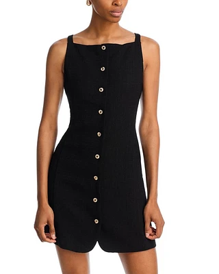 Alice Button Front Mini Dress