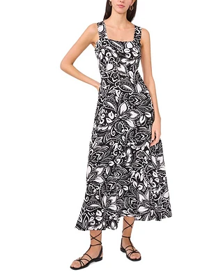 Paneled Tank Maxi Dress
