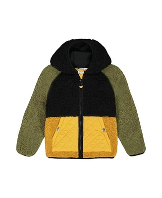 Boys' Sherpa Mid-Season Colorblock Jacket