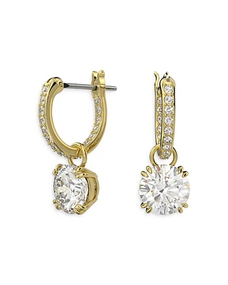 Stilla Huggie Hoop Drop Earrings