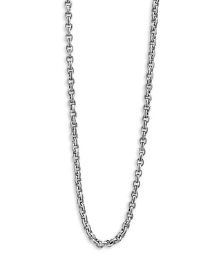 Men's Sterling Silver Anthem Double Link Caviar Chain Necklace Collection - Exclusive
