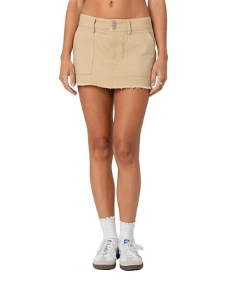 Ring Back Mini Skirt