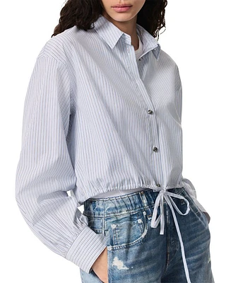 Georgie Stripe Poplin Shirt