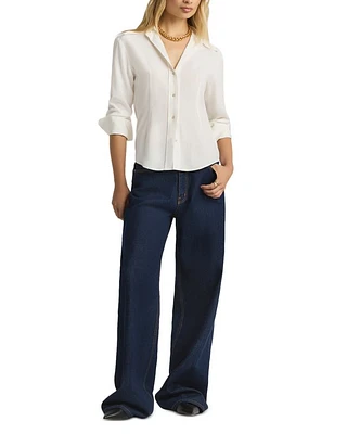 Silk Crepe De Chine Blouse