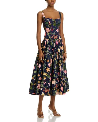 Santiago Floral Midi Dress