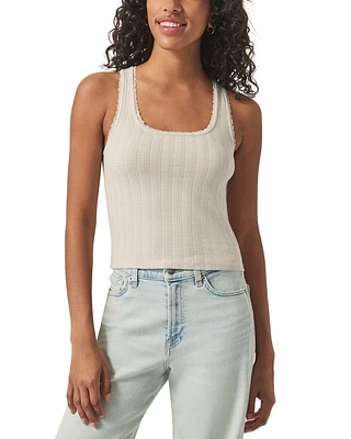 Pointelle Tank