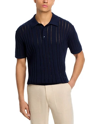 Knit Short Sleeve Polo Shirt