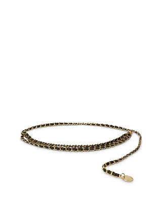 Women's Giselle Mini Woven Chain Belt