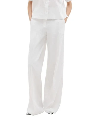 High Waisted Wide Leg Trousers
