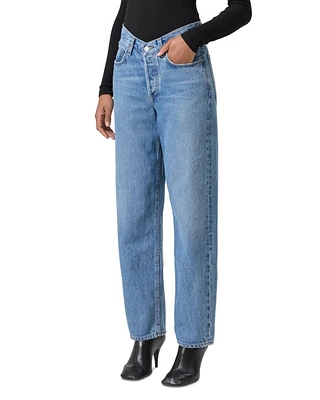 V-Waist High Rise Baggy Jeans Fairway