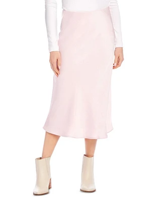 Satin Midi Skirt